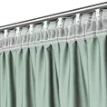 Zasłona miętowa z tkaniny welurowej 160x240 cm taśma - Dora