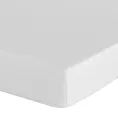 Prześcieradło z gumką 100x200 cm z bawełny kolor biały 105 g/m2 BASIC