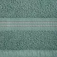 Ręcznik kąpielowy 70x140 cm bawełniany kolor miętowy w kontrastujące pasy 500 g/m2 TRIS