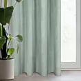 Zasłona jasnomiętowa z matowego welwetu 140x250 cm przelotka - MELANIE