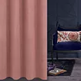 Zasłona różowa z matowego welwetu 140x250 cm przelotka - MILO