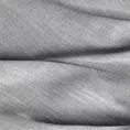 Zasłona srebrna z dodatkiem lnu w stylu eko 140x250 cm przelotka - LATIKA