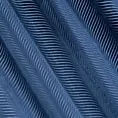 Zasłona granatowa z błyszczącego strukturalnego welwetu 140x250 cm przelotka - LUSSI