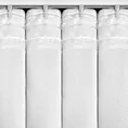Zasłona biała zaciemniająca 140x300 cm taśma imitująca flex - MILAN