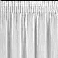 Firana biała o strukturze deszczyku 140x270 cm taśma ANNA