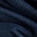 Obrus szyty VISCAYA granatowy z melanżowej i miłej w dotyku tkaniny