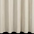 Zasłona jasnobeżowa z szenilowej tkaniny o strukturalnym splocie 140x270 cm taśma - VANI