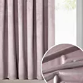 Zasłona welwetowa pudrowy róż 140 x 270 cm taśma - ROSA - Design 91