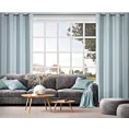 Zasłona platynowa z matowej gładkiej tkaniny 140x250 cm przelotka - RITA