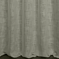 Zasłona szyta na taśmie 5 cm stalowa o naturalnym, luźnym splocie w stylu eko