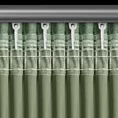 Zasłona welwetowa ciemnomiętowa 140x270 cm taśma - ROSA - Design 91
