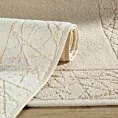 Dywanik łazienkowy NIKA z bawełny zdobiony geometrycznym wzorem
