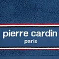 Ręcznik kąpielowy 50x90 cm bawełniany kolor granatowy  z żakardową bordiurą i haftowanym logiem marki Pierre Cardin 450 g/m2 KARLA