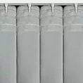 Zasłona srebrna zaciemniająca 140x300 cm taśma imitująca flex MILAN