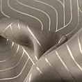 Zasłona ciemnobeżowo, szampańska z tkaniny typu blackout 140x250 cm przelotka OLETA
