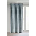 Zasłona srebrna z welwetowej tkaniny 125x270 cm (wymiar podany na gotowo) system flex - MELANIE