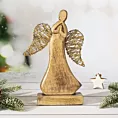 Figurka drewniana ANIOŁEK  z ażurowymi skrzydłami