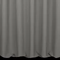 Zasłona szyta na taśmie 5 cm szarobeżowa ze strukturalnej tkaniny typu blackout, zaciemniająca w 100%