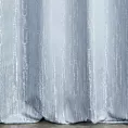 Zasłona szyta na taśmie 5 cm BECKY niebieska w nieregularny marmurkowy wzór z lekkim połyskiem