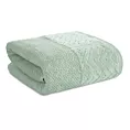 Ręcznik kąpielowy 70x140 cm bawełniany kolor miętowy o ryżowej strukturze z welwetową bordiurą 500 g/m2 LOREN