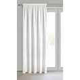 Zasłona biała w stylu eko 140x270 taśma - ERIS