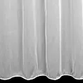 Tkanina firanowa gładka, uniwersalna baza, z subtelnym połyskiem, z efektem deszczyku wykończona obciążnikiem
