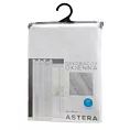 Firana biała z efektem deszczyku półprzezroczysta 140x250 cm przelotka ASTERA