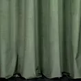 Zasłona ciemnomiętowa z matowego welwetu 140x270 cm taśma - MELANIE