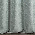 Zasłona szyta na taśmie 5 cm DORIANA srebrna z tkaniny o dwukolorowym nieregularnym wzorze