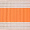 Roleta Mini Dzień - Noc pomarańczowa z tkaniny roletowej w gładkie pasy