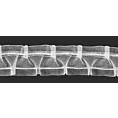 Taśma marszcząca typu SMOK do firan i zasłon, marszczenie 1:2,5