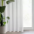Zasłona biała z moherowej tkaniny 140x250 cm przelotka - AGIS