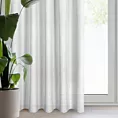 Zasłona srebrna w stylu eko 140x270 taśma - ERIS