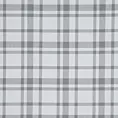Tkanina zasłonowa z nadrukiem kraty, miękka w dotyku