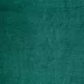 Roleta rzymska ciemnozielona z miękkiej półmatowej tkaniny welwetowej