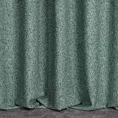 Zasłona szyta na taśmie 5 cm miętowa z tkaniny bukla z efektem melanżu
