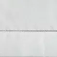 Obrus biały 145x300 cm KARIN zdobiony srebrną wypustką w eleganckim opakowaniu