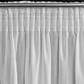Firana biała z srebrnym nieregularnym wzorem 140x270 cm taśma ROXI