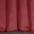 Zasłona bordowa z matowego welwetu z upinaczem 140x270 cm przelotka - CARMEN