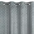Zasłona stalowa z wytłaczanego welwetu 140x250 cm przelotka - JULIA