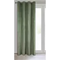 Zasłona oliwkowa z matowego welwetu 140x250 cm przelotka - MELANIE