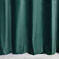 Zasłona szyta na taśmie 5 cm GEMMA ciemnozielona ze szlachetnej grubej tkaniny welwetowej o gramaturze 400g/m2