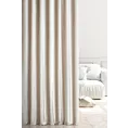 Tkanina zasłonowa, miękka, welwetowa z połyskiem, w poziome prążki z kolekcji Eva Minge