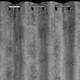 Zasłona popielata z tkaniny szenilowej 135x250 przelotka - ALETA