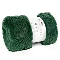 Koc o strukturze miękkiego futra 170x210 cm ciemnozielony TIFANY 1 Design 91