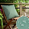 Poszewka na poduszkę 45x45 cm z tkaniny wodoodpornej miętowa idealna na taras oraz balkon GARDEN