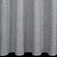 Zasłona stalowa z matowej tkaniny z efektem melanżu 140x250 cm przelotka - ADELINA