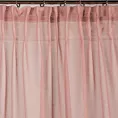 Firana różowa z falbanami 140x250 cm taśma DOLLY DIVA LINE