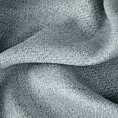 Zasłona szyta na flexach srebrna z tkaniny o naturalnym splocie z efektem melanżu