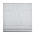 Roleta rzymska VISCAYA biała z melanżowej i miłej w dotyku tkaniny
